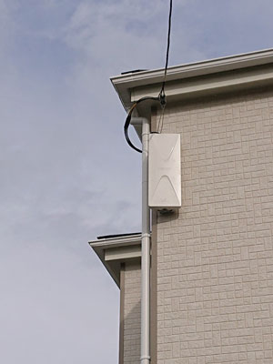 伊豆の国市寺家字野島にてテレビアンテナ工事