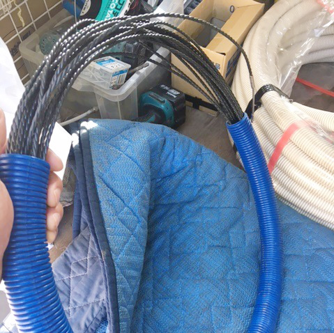 空配管(CD管)への通線工事